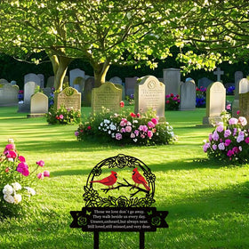 GLASSWINDS graveside decor stake offers meaningful remembrance in outdoor spaces