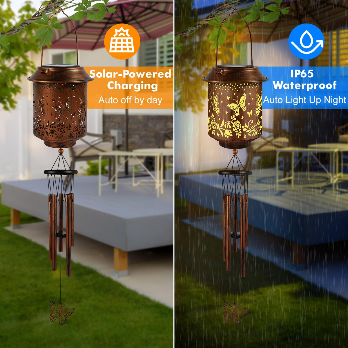 GLDFI IP65 waterproof lantern for reliable garden lighting in any weather
