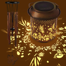 GLDFI lantern suitable for hanging or tabletop display with warm, flicker-free light