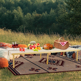 GLDZI solid wood grain highlights natural warmth for indoor and outdoor gatherings