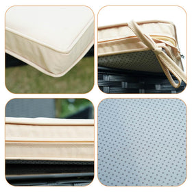 GleamFolly fade-resistant polyester cover for durable outdoor use.