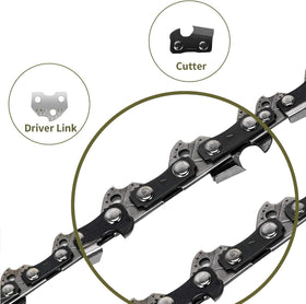 GLECTG 1/4-inch pitch, .043 gauge, 28 drive links for versatile, reliable cuts.