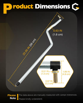 Gledewen durable rust-proof drag link for demanding outdoor use