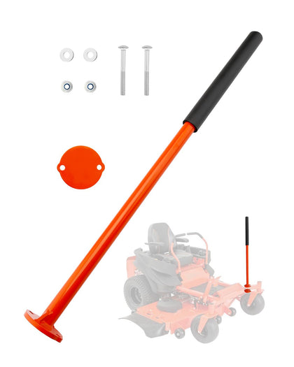 Gledewen Mowers Assist Handle Kit front view showing easy mounting