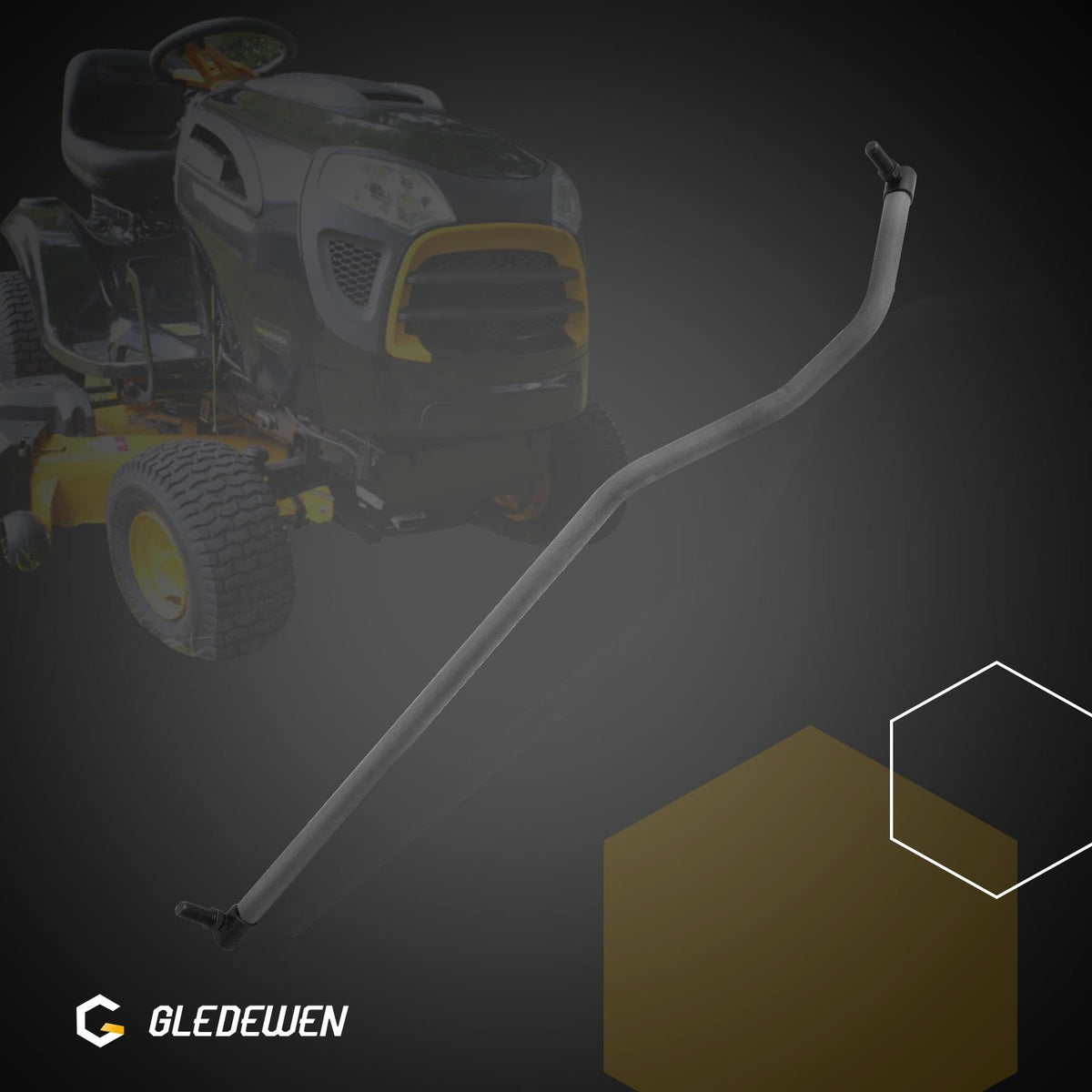 Gledewen steering drag link for GT200/GT2550 series aids consistent control.