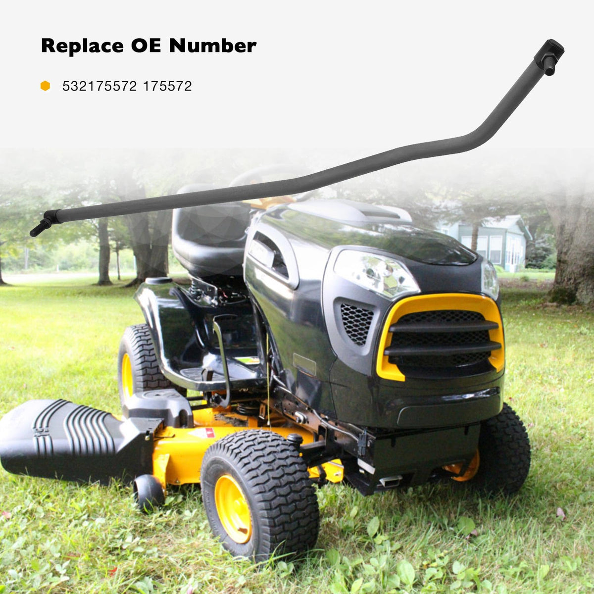 Gledewen steering drag link for weed eater models supports steadier steering.
