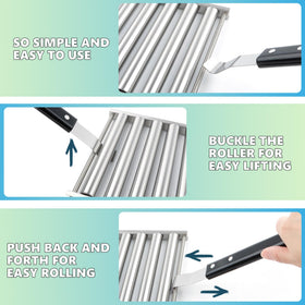GLENDAVENY hot dog roller portable for outdoor BBQs, picnics, and camping.