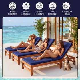 Gleom four-pack patio cushion covers suit multiple outdoor setups