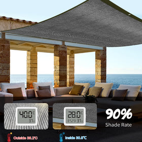 Glieskir breathable HDPE shade cloth keeps air moving and sun blocked