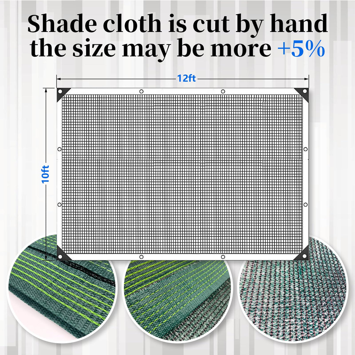 Glieskir breathable shade mesh highlights airflow for cooler outdoor spaces.