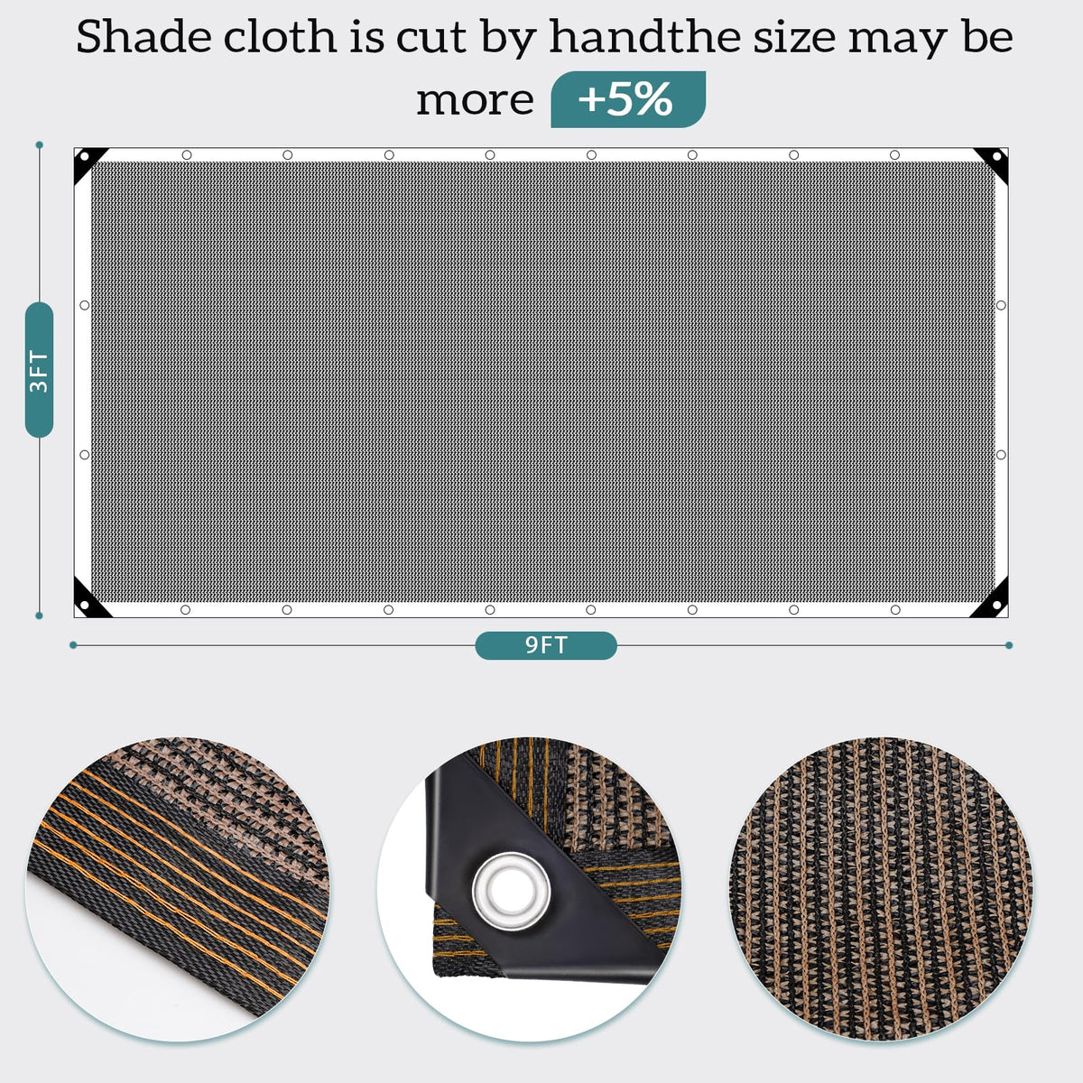 Glieskir shade cloth made of breathable HDPE for cooler outdoor spaces