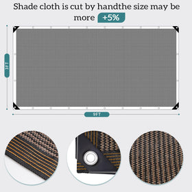 Glieskir shade cloth made of breathable HDPE for cooler outdoor spaces