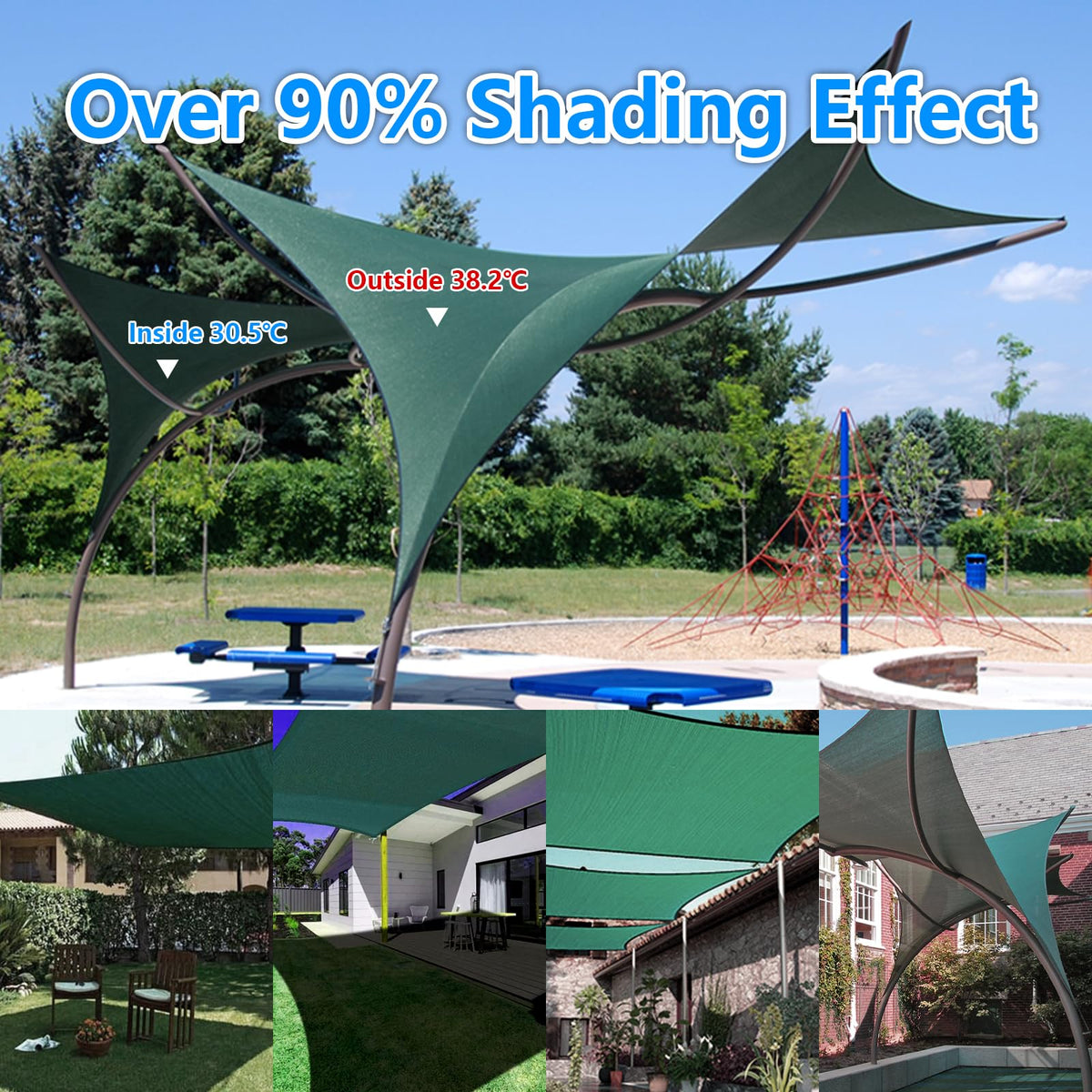 Glieskir shade cloth protects greenhouse plants while allowing airflow.