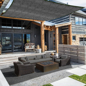 Glieskir patio shade net cools patios and decks