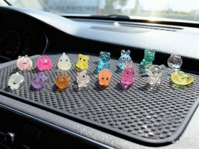 GLIHCTP glow bear resin figure enhances desk decor with gentle luminosity