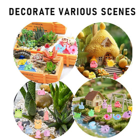 GLIHCTP glow rabbit resin figure perfect for fairy gardens and storytelling