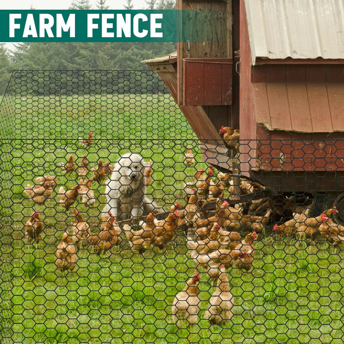 GlikCeil black finish adds aesthetic appeal while securing crops.