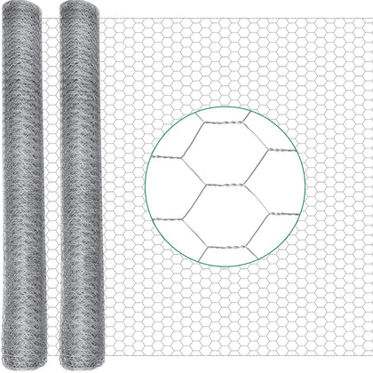 GlikCeil chicken wire roll 36x200ft ready for garden and coop projects.