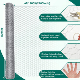 GlikCeil galvanized hardware cloth netting for rust resistant outdoor use