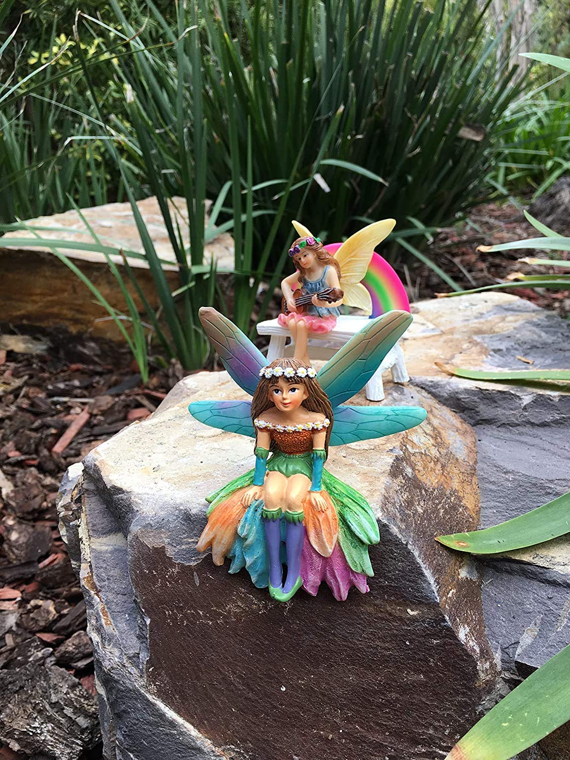 GlitZGlam Daisy exclusive design, unique collectible fairy.