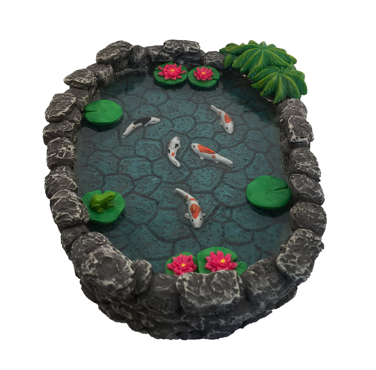 GlitZGlam KOI pond made from non-toxic materials, safe for spaces.