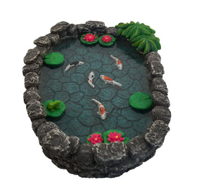 GlitZGlam KOI pond made from non-toxic materials, safe for spaces.