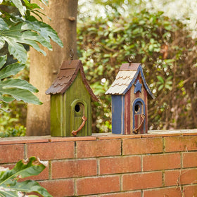 Glitzhome birdhouse dimensions 7.25 by 4.25 by 11.75 inches