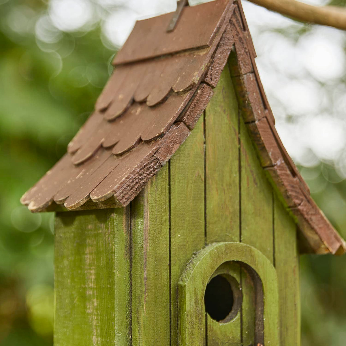 Glitzhome birdhouse entrance hole 1.18 inches for small birds