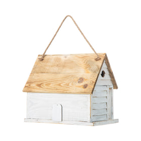 Glitzhome birdhouse outdoor design enhances patio or yard decor.