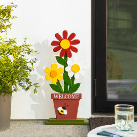 Glitzhome front porch decor creates a warm inviting atmosphere