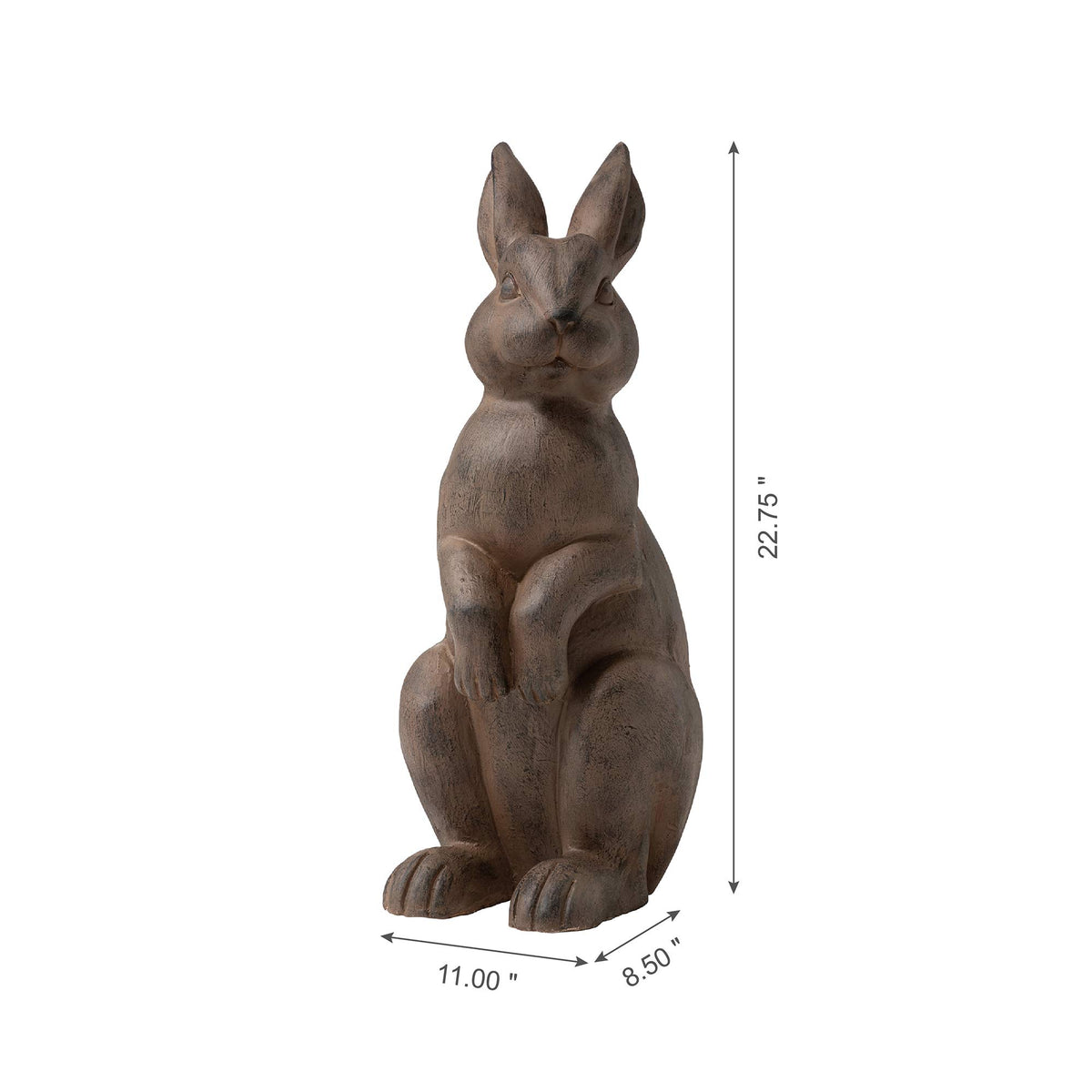 Glitzhome garden monument rabbit weather-resistant centerpiece for outdoor spaces.