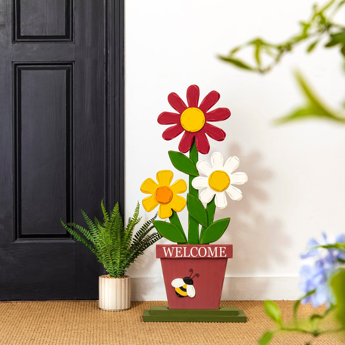 Glitzhome sign includes hardware for easy quick assembly