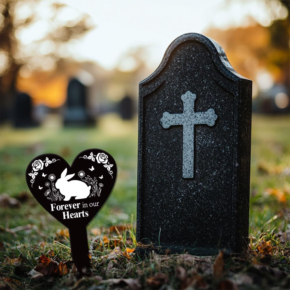 GLOBLELAND acrylic cemetery stake designed for outdoor use