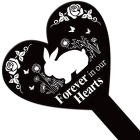 GLOBLELAND acrylic grave stake, waterproof and weather-ready