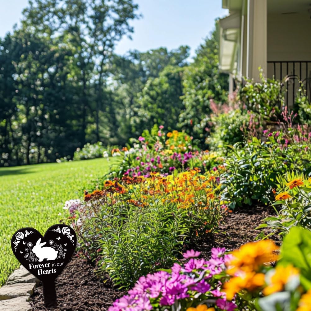 GLOBLELAND durable garden stake weatherproof for year-round display