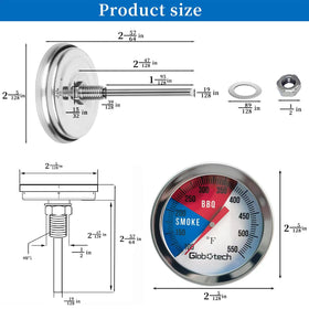 GLOBOTECH probe-through-vent design enables quick secure installation.