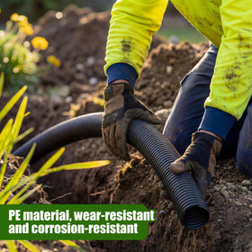Glooglitter robust pipe material offers wear resistance and long service life