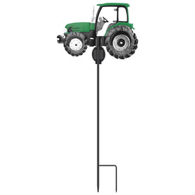 Glooglitter solar tractor light yard stake offering durable outdoor illumination along a path