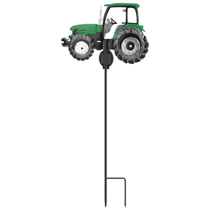 Glooglitter solar tractor light yard stake offering durable outdoor illumination along a path