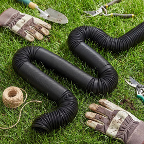 Glooglitter weather and corrosion resistant tubing for outdoor use