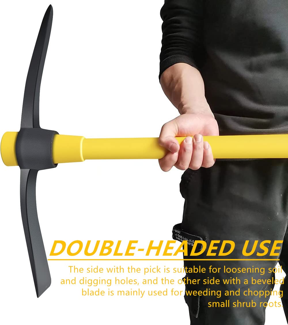 GloriousAMC fiberglass handle reduces fatigue with vibration dampening during use.
