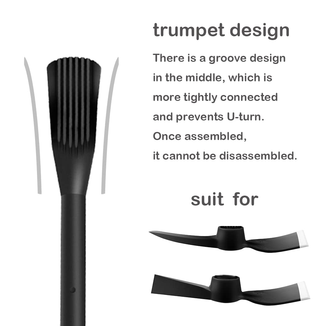 Glorousamc comfort-grip ergonomic handle offers secure grip in wet conditions.