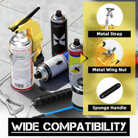 Glosaie adjustable angle handle for precise spraying