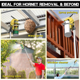 Glosaie application uses: wasps, paint, and window cleaner tasks