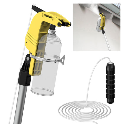 Glosaie extension pole adaptor for high-reach spraying tasks