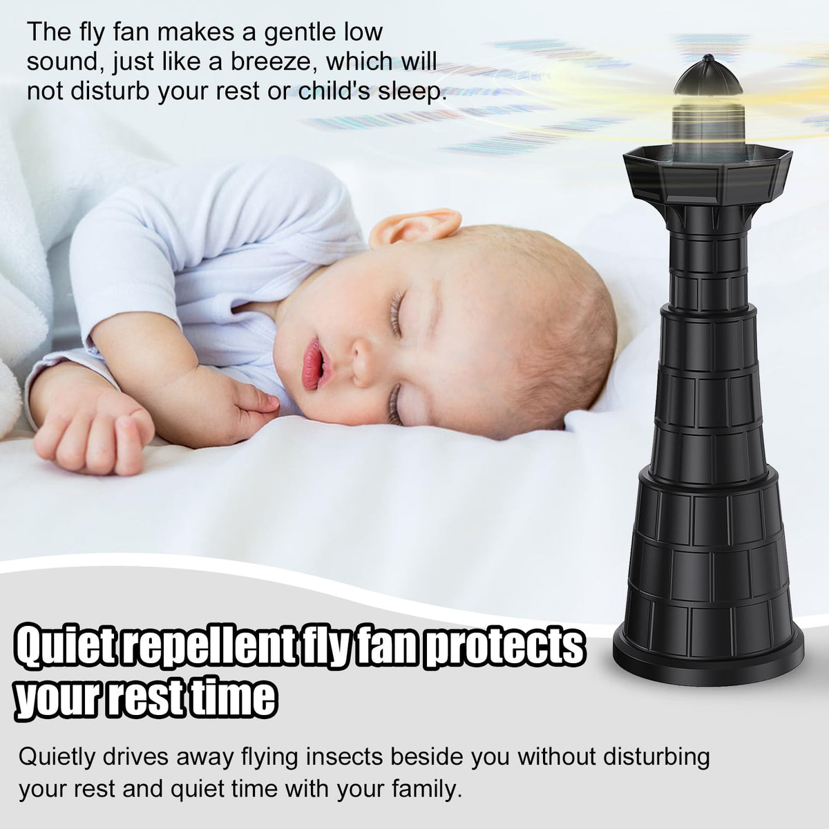 Glovv Fly Fans suit kitchens, picnics, and restaurants alike.