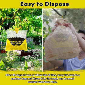 Glovv fly trap rope included for simple installation.