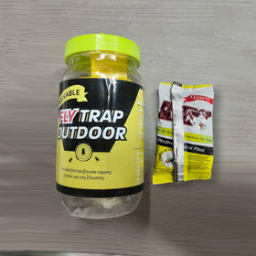 Glovv odor-driven fly trap suitable for outdoor spaces away from living areas
