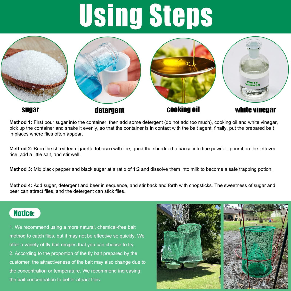 Glovv Ranch Fly Trap barn or orchard use protects surrounding spaces.