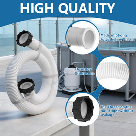 GlowGeek 1.5 inch hose sealed heads prevent leaks during filtration